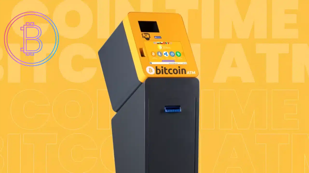 A picture that shows one of our cointime ATMs